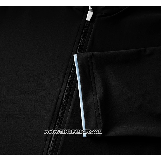 2019 Maillot Ciclismo La Passione Noir Blanc Manches Courtes et Cuissard
